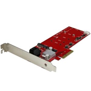 Startech - 2SLOT PCI EXPRESS M2 RAID CARD SATA3 PORTS PCIE SATA CARD