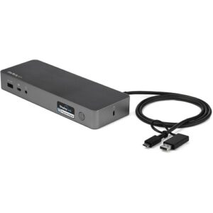 Startech - 2X 4K UNIVERSAL LAPTOP DOCKING STATION - USB-C/USB-A - 60W PD