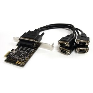 Startech - 4 PORT RS232 PCI EXPRESS SERIAL CARD W/ BREAKOUT CABLE