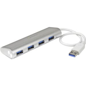 Startech - 4 PORT USB 3.0 HUB ALUMINUM USB EXPANSION HUB - USB SPLITTER