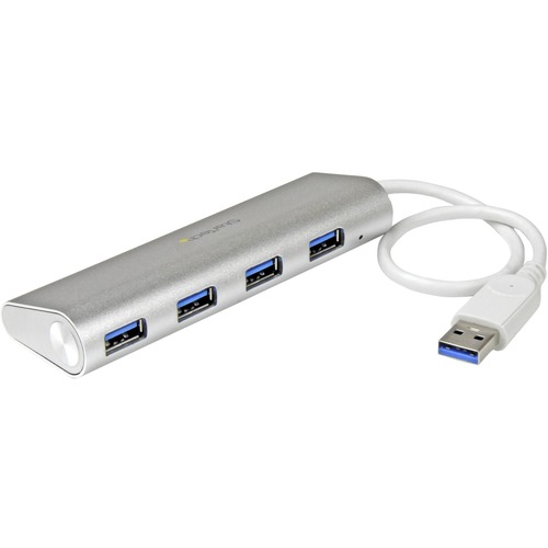 Startech - 4 PORT USB 3.0 HUB ALUMINUM USB EXPANSION HUB - USB SPLITTER