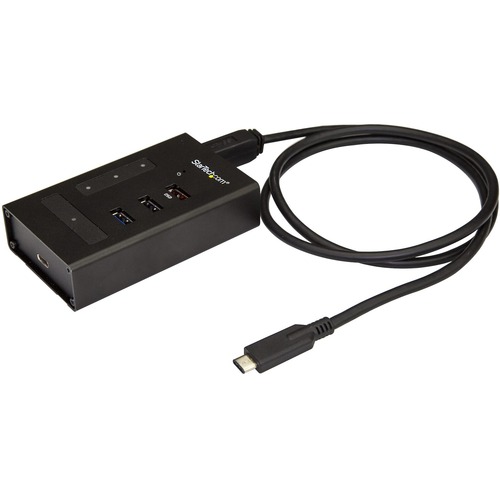 Startech - 4 PORT USB C HUB USB 3.0 TYPE C RUGGED METAL MOUNTABLE HUB