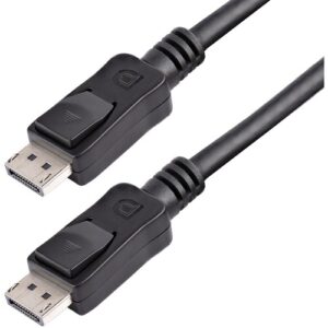 Startech - 5M DISPLAYPORT CABLE WITH LATCHES - M/M