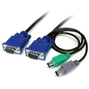 Startech - 6 FT 3-IN-1 KVM CABLE PS2 .