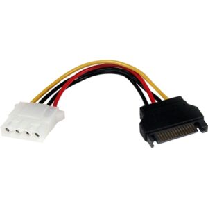 Startech - 6IN SATA TO LP4 POWER CABLE ADAPTER - F/M