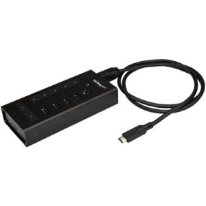 Startech - 7 PORT USB C HUB USB 3.0 TYPE C RUGGED METAL MOUNTABLE HUB