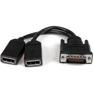 Startech - 8 DMS-59 TO DUAL DISPLAYPORT ADAPTER CABLE LFH TO DUAL DP 1.2