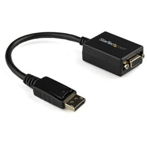 Startech - DISPLAYPORT TO VGA ADAPTER - DP 1.2 VGA VIDEO CONVERTER DONGLE