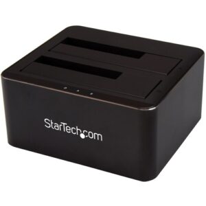 Startech - DUAL BAY SATA HARD DRIVE DOCKIN STATION - SATA HDD/SSD - USB 3.0