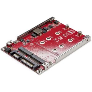 Startech - DUAL-SLOT M.2 TO SATA ADAPTER M.2 ADAPTER FOR 2.5IN BAY - RAID