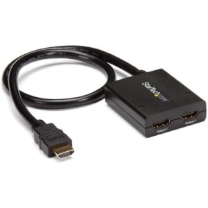 Startech - HDMI 2-PORT 4K VIDEO SPLITTER POWERED BY USB OR POWER ADAPTER