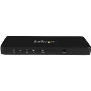 Startech - HDMI 4-PORT 4K VIDEO SPLITTER SOLID ALUMINUM HOUSING - 4K 30HZ