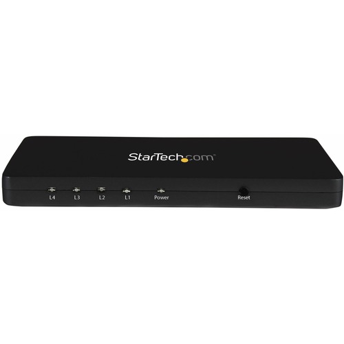 Startech - HDMI 4-PORT 4K VIDEO SPLITTER SOLID ALUMINUM HOUSING - 4K 30HZ