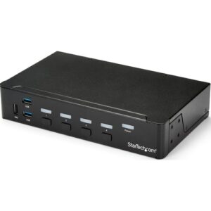 Startech - HDMI KVM SWITCH - 4-PORT KVM BUILT-IN USB 3.0 HUB-1080P
