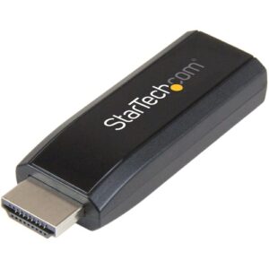 Startech - HDMI TO VGA ADAPTER WITH AUDIO COMPACT HDMI VGA MONITOR DONGLE