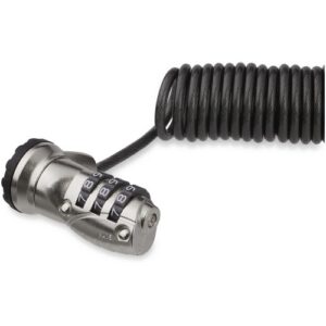 Startech - LAPTOP CABLE LOCK-WITH COILED CABLE 3-DIGIT COMBINATION LOCK