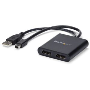 Startech - MDP TO DP MULTI MONITOR ADAPTER 2 MINI DISPLAYPORT MST HUB
