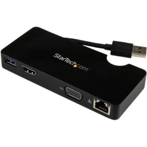 Startech - USB 3 LAPTOP PORTABLE DOCK USB ULTRABOOK MINI DOCK 3Y WARR