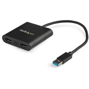 Startech - USB 3.0 TO DUAL HDMI ADAPTER 4K EXTERNAL CONVERTER DONGLE