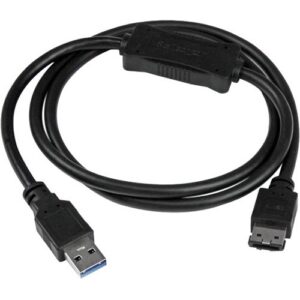 Startech - USB 3.0 TO ESATA DRIVE CABLE - 3FT ESATA TO USB ADAPTER CABLE