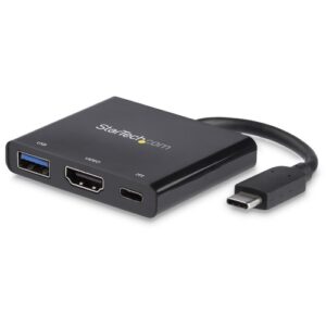 Startech - USB C MULTIPORT ADAPTER 60W PD 4K HDMI MINI TRAVEL DOCK W/ USB