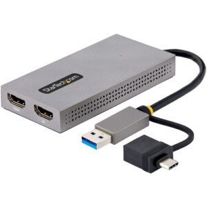 Startech - USB TO DUAL HDMI ADAPTER 4K EXTERNAL CONVERTER DONGLE
