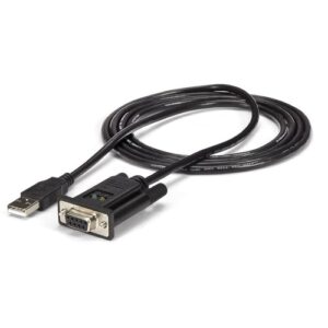 Startech - USB TO NULL MODEM RS232 DB9 SERIAL DCE ADAPTER CABLE W/ FTDI
