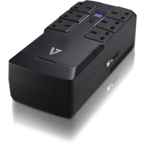 V7 - 750VA DESKTOP UPS LCD 6 OUT 3 UPS+3 SURGE UK 230V USB RJ45 I