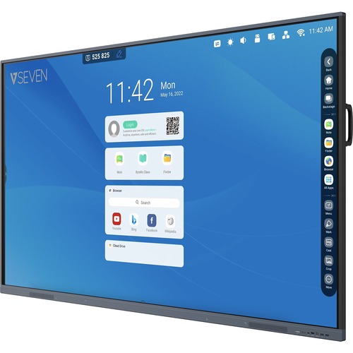 V7 - 86 IN 4K IFP ANDROID 11 DISPLAY 4GB RAM 32GB ROM WIFI WALL MOUNT