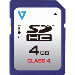 V7 - CARD SD 4GB SDHC CL4 RETAIL