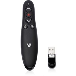 V7 - PRESENTER WIRELESS 2.4GHZ INCL USB DONGLE WTH CARD READER