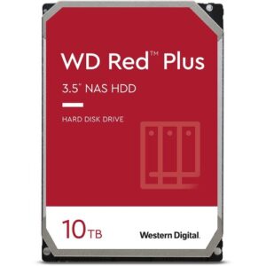Western Digital - 10TB RED PLUS 256MB CMR 3.5IN SATA 6GB/S INTELLIPOWERRPM