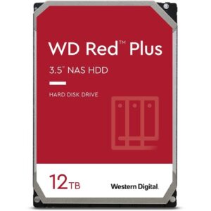 Western Digital - 12TB RED PLUS 256MB CMR 3.5IN SATA 6GB/S INTELLIPOWERRPM
