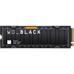 Western Digital - 1TB BLACK NVME SSD WI HEATSI M.2 PCIE GEN4 5Y WARRANTY SN850X