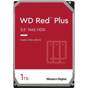Western Digital - 1TB RED PLUS 64MB CMR 3.5IN SATA 6GB/S INTELLIPOWERRPM