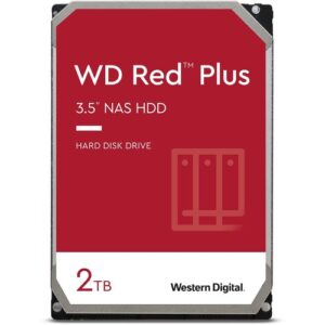 Western Digital - 2TB RED PLUS 128MB CMR 3.5IN SATA 6GB/S INTELLIPOWERRPM