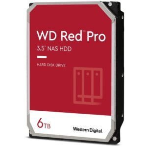 Western Digital - 6TB RED PRO 256MB CMR 3.5IN SATA 6GB/S 7200RPM