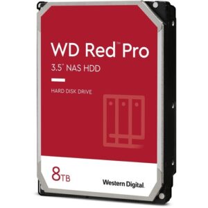 Western Digital - 8TB RED PRO 256MB CMR 3.5IN SATA 6GB/S INTELLIPOWERRPM