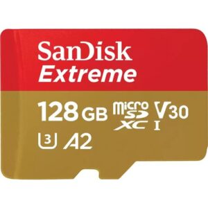 Western Digital - EXTREME MICROSDXC 128GB+SD ADAPTER 190MB/S 90MB/S A2 C10 V3
