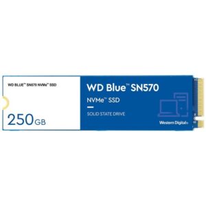 Western Digital - WD 250GB BLUE NVME SSD M.2 PCIE GEN3 X4 5Y WARRANTY SN570