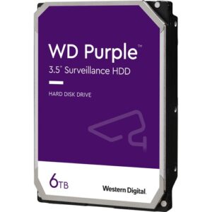 Western Digital - WD PURPLE 6000GB 256MB 3.5IN SATA 6GB/S 5400 RPM
