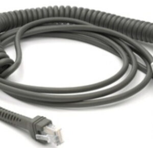 Zebra - CABLE USB COILED 15FT CONNECTOR 15FT COILED