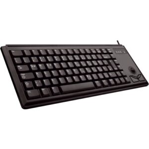 Cherry - CHERRY G84-4400 TRACKBALL KEYBOARD PS/2 BLACK