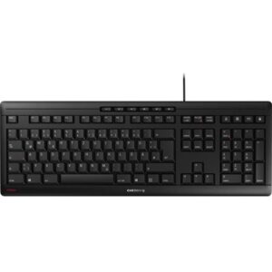 Cherry - CHERRY STREAM KEYBOARD UK BLACK