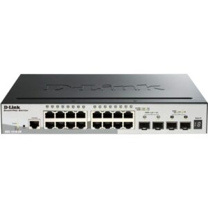 D-Link - 20-PORT GIGABIT SMARTPRO SWITCH STACKABLE 2 SFP 2 10G SFP+