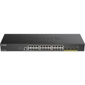 D-Link - 28-PORT SMART MGD GB SWITCH 4X 10G