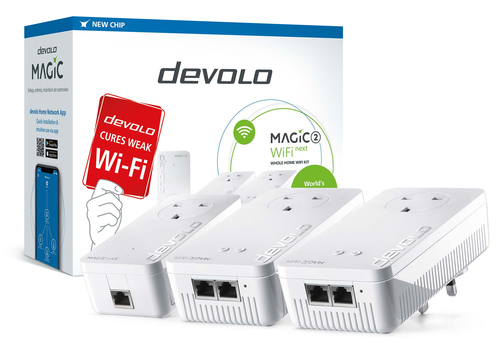 Devolo - MAGIC 2 WIFI NEXT WHW KIT WHOLE HOME WIFI KIT WHW KIT