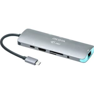 Dicota - USB-C PORTABLE 8-IN-1 DOCKING STATION 4K HDMI/PD 100W