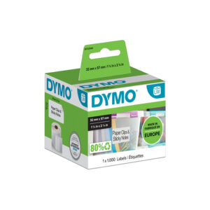 DYMO - MULTI-PURPOSE WHITE LABELS 57X32MM 1 ROLL (1000)