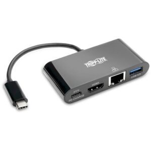 Eaton - USB-C TYPE-C TO HDMI ADAPTER USB-A HUB THUNDERB 3 4K PD CHRGE